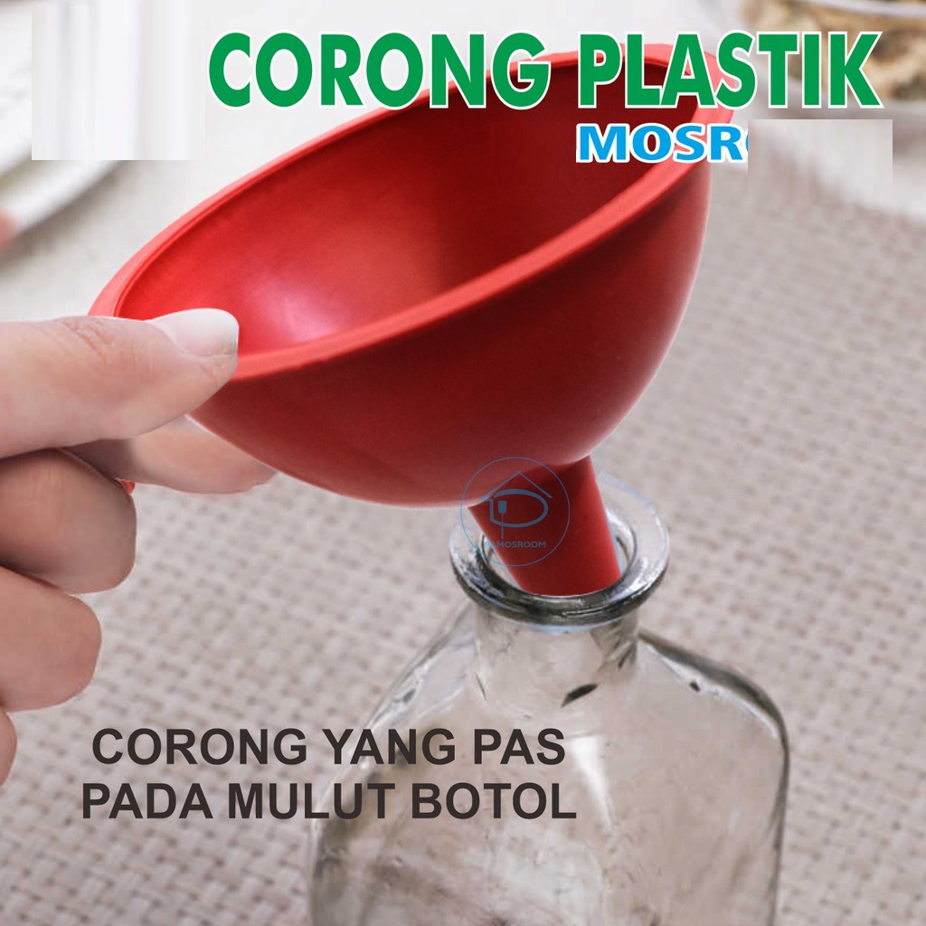 Corong Air Mini Kecil Corong MInyak Plastik Funnel 11,6cm Corong Air Serbaguna Murah