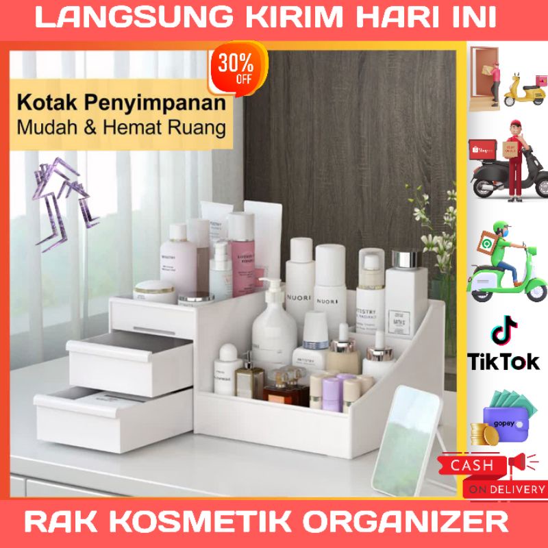 PROMO TERMURAH RAK KOSMETIK/ Cosmetic Storage Drawer / Kotak Penyimpanan Makeup Organizer / Rak Kosmetik