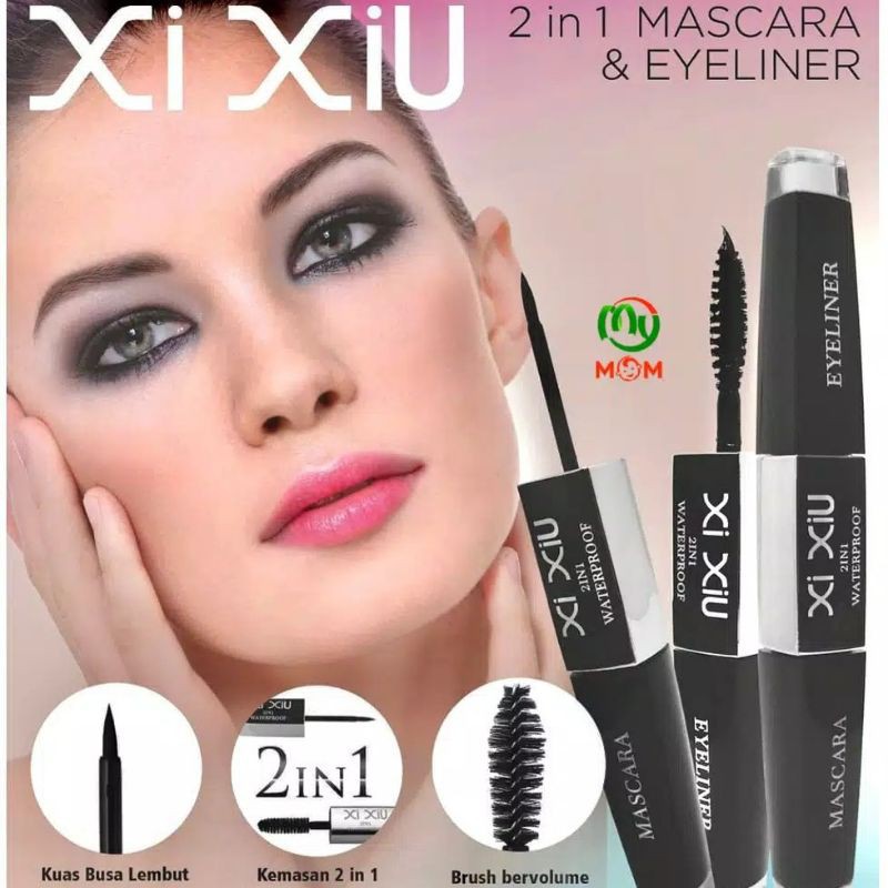 Xi Xiu 2in1 Mascara &amp; Eyeliner Waterproof