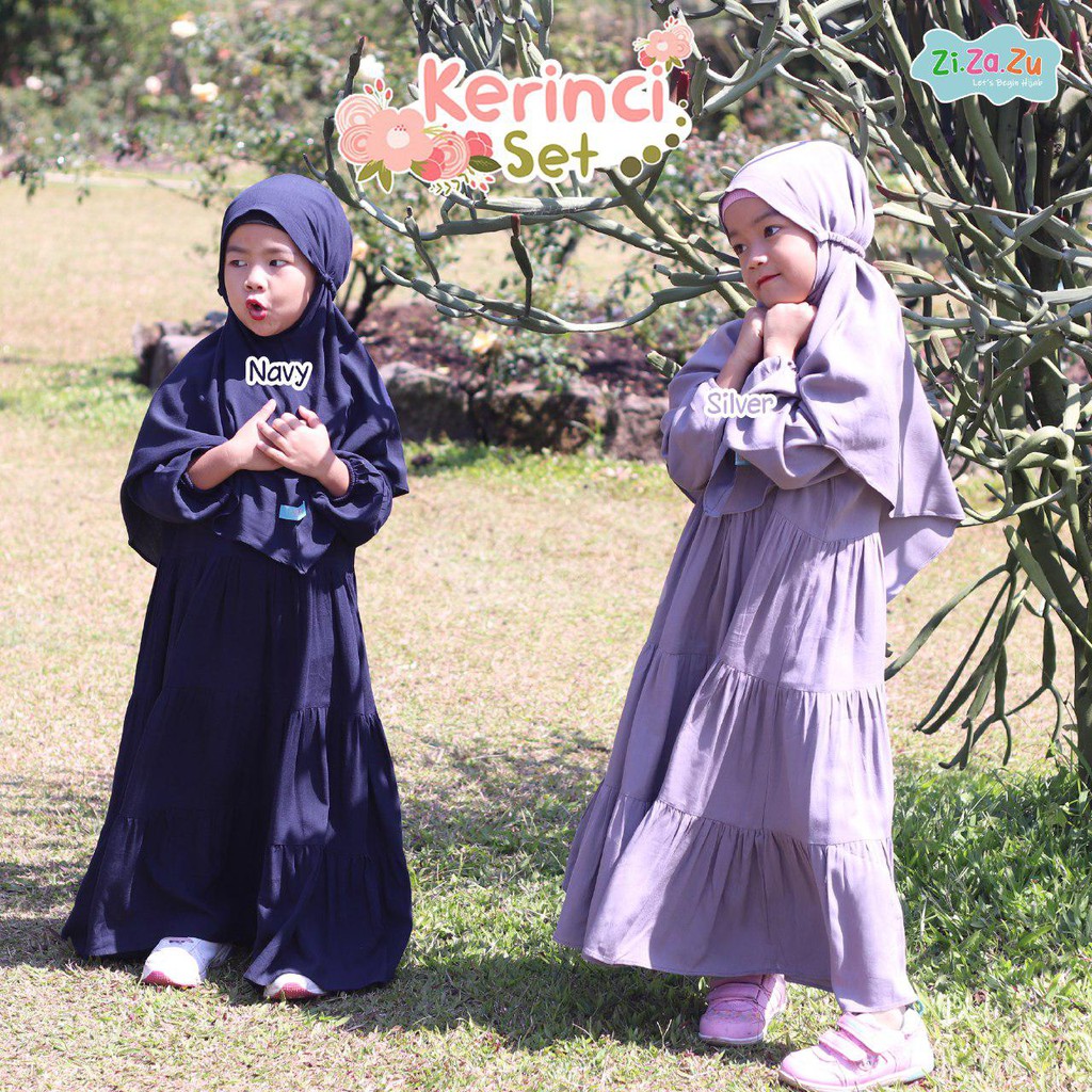 KERINCI DRESS || Gamis Couple Mom & Kids By ZIZAZU