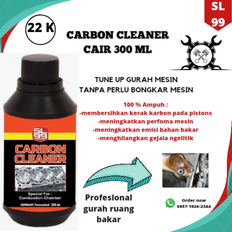 Jual Carbon cleaner cair/foam/gurah ruang bakar/lubang busi/perawatan ...