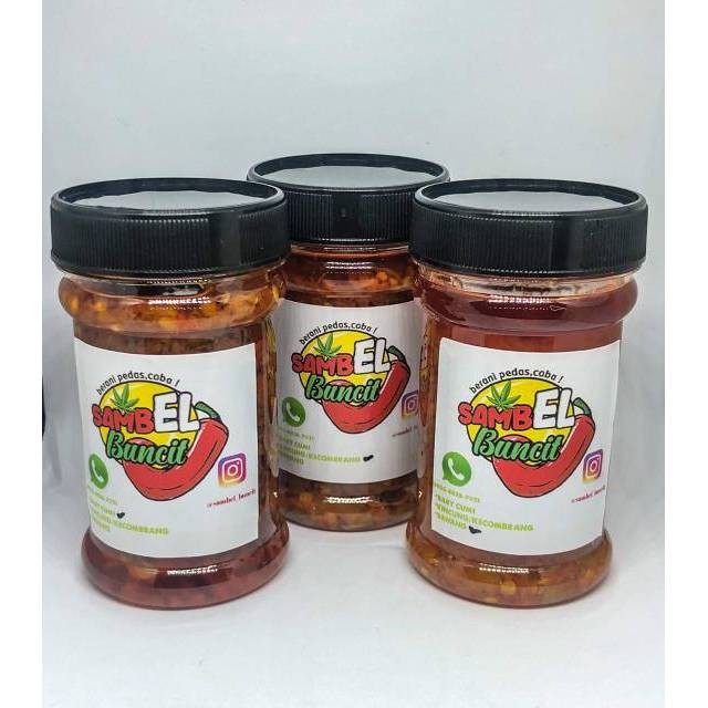 

Paket 3 Sambal,Sambal Bawang,Sambal Kincung,Sambal Baby Cumi,Pedas