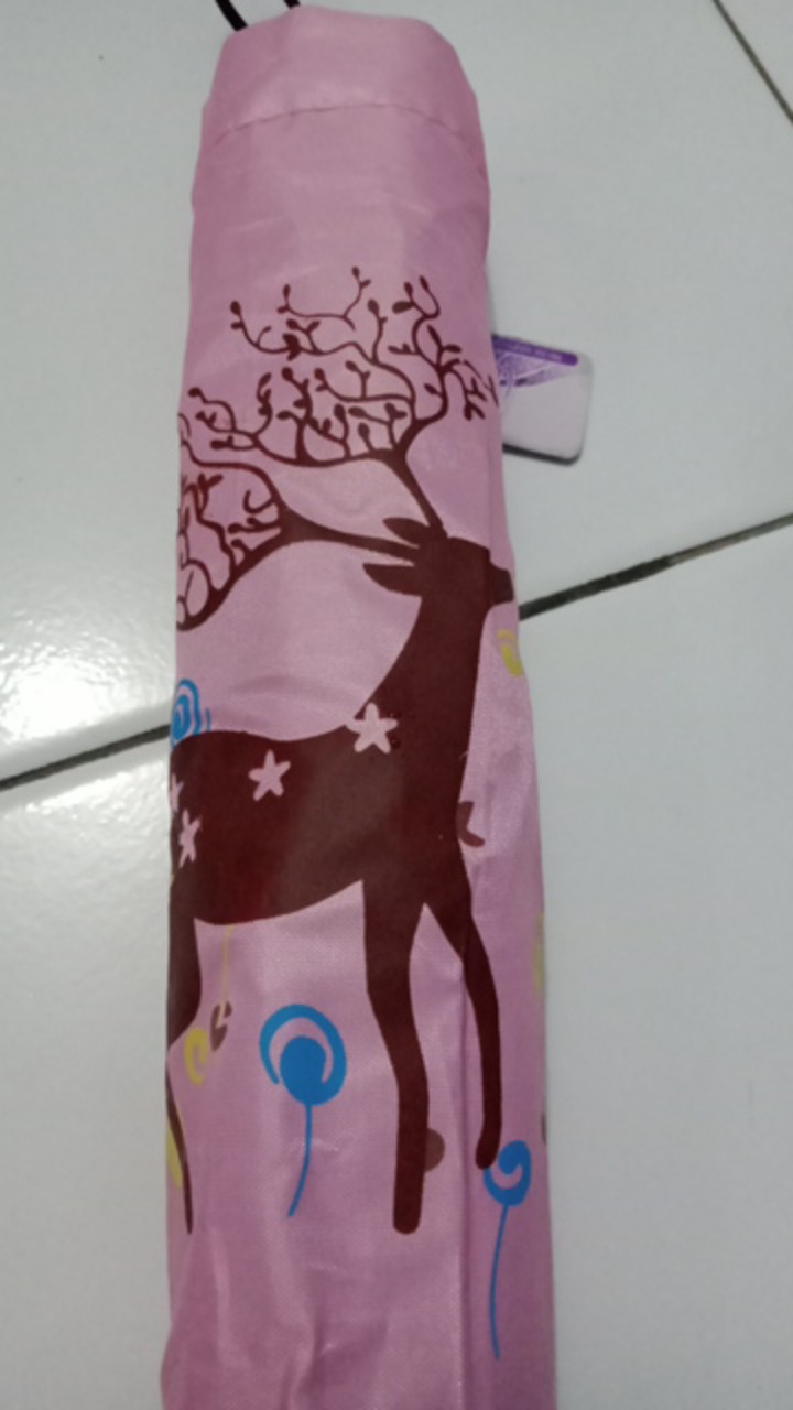 Winpu Payung Lipat Karakter Mini Karakter Summer Deer