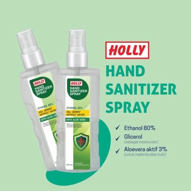 Holly Hand Sanitizer Spray 110 ml