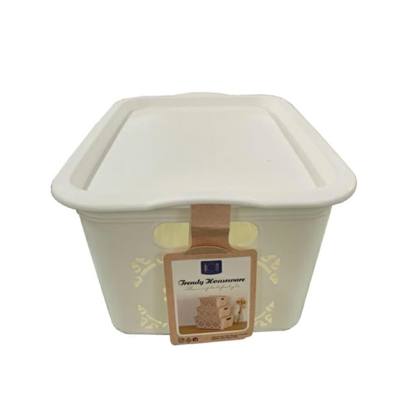 Storage Box Serbaguna, merek: LOJI, tipe: Trendy Houseware, model: HX 0026510, size: Small
