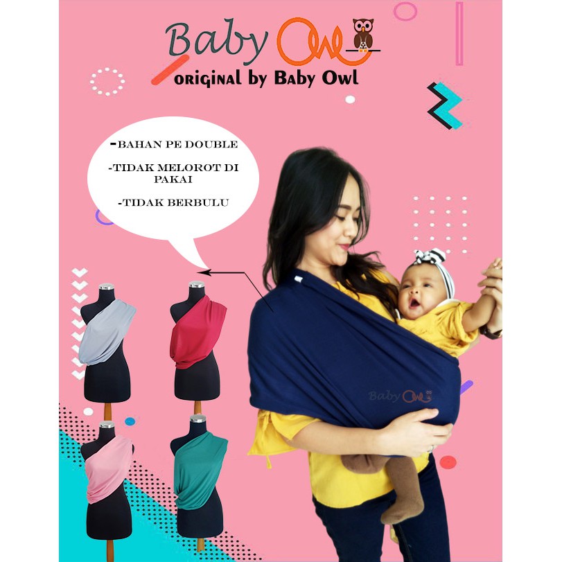 COD Geos Gendongan Bayi Baby Owl