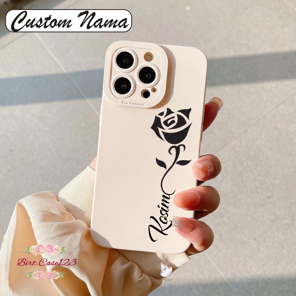 SOFTCASE CASE SILIKON PROCAMERA CUSTOM NAMA OPPO VIVO SAMSUNG REALME XIAOMI IPHONE INFINIX ALL TYPE BC6397