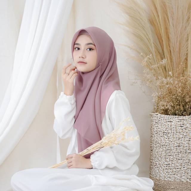 PROMO!Hijab Bella PREMIUM [59 Rb Dpt 4 PCS]  || Jilbab  segiempat polly cotton