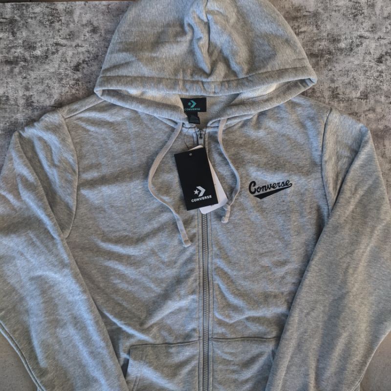 Converse Nova Zip Hoodie Grey Original