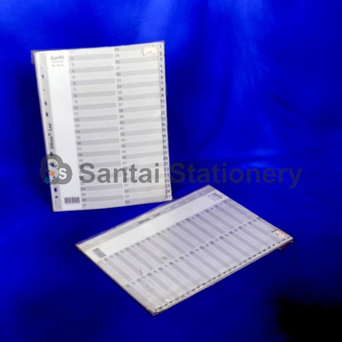 

Pembatas Bantex Nomor / Numerical Index A4 1-54 6215-05