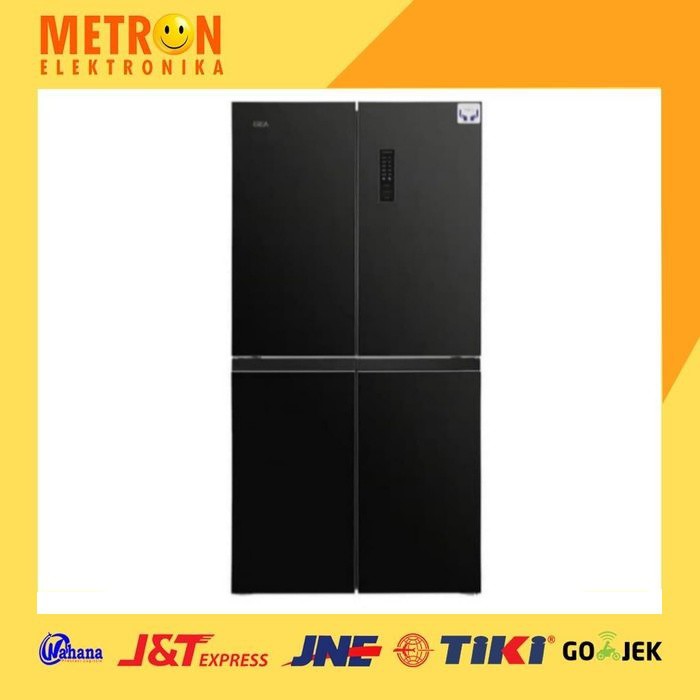 GEA SIDE BY SIDE LEMARI ES KULKAS 404L INVERTER G4D404BK / G4D404INOX