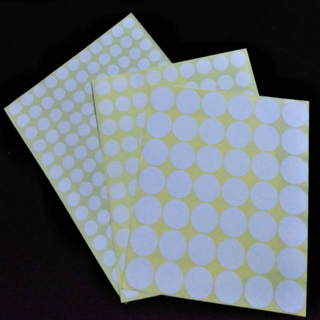 

Stiker Sticker Label Bulat dan Persegi Stiker Polos ( 1 lembar/ 1 set )