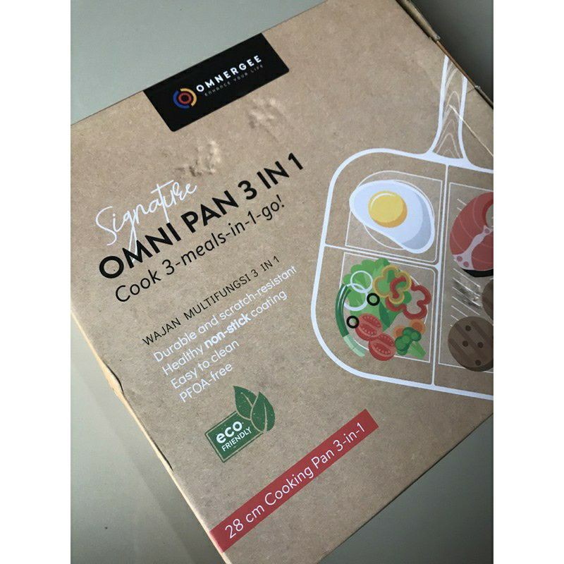 READY! ORIGINAL OMNERGEE OMNI PAN 3in1 grillpan wajan anti lengket