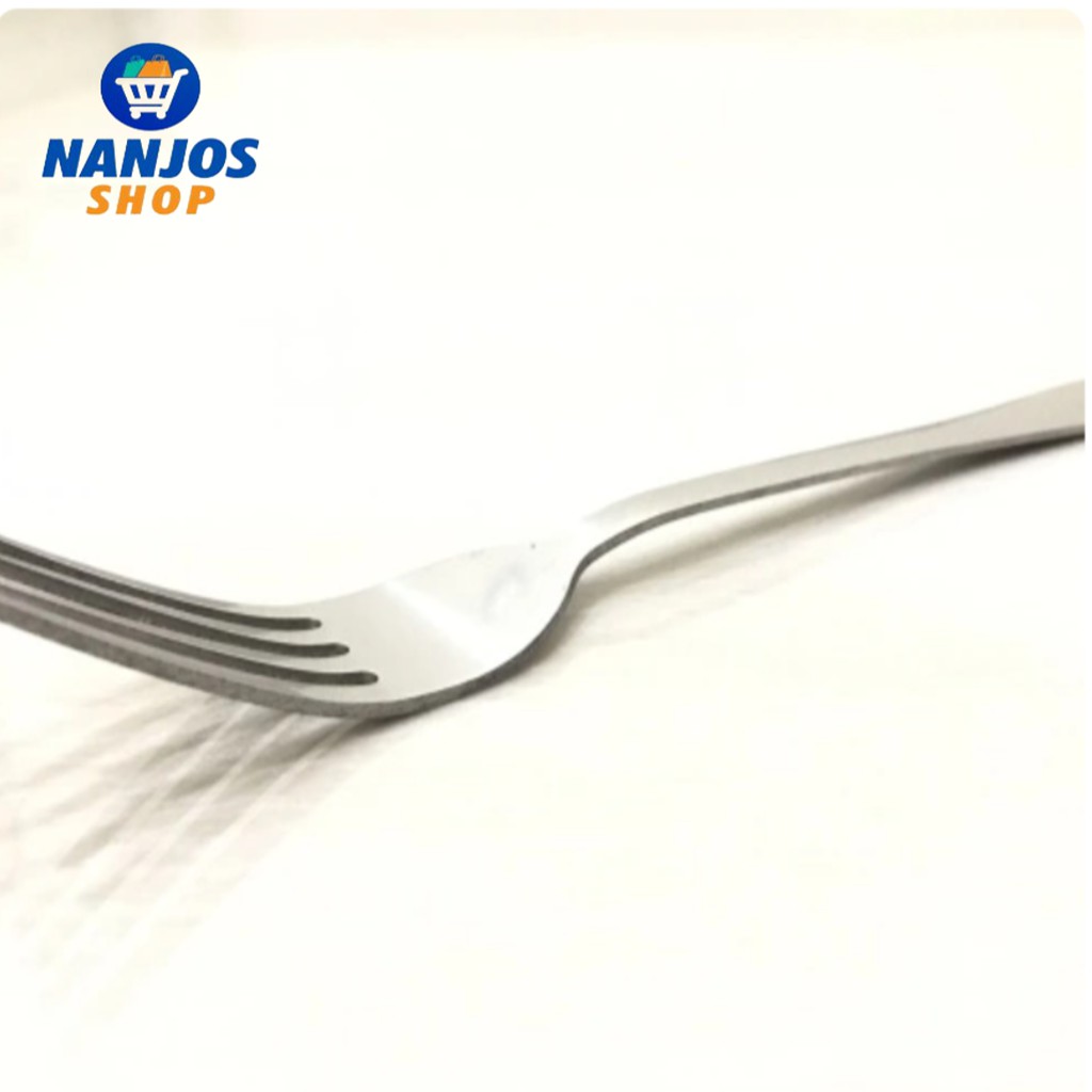 Garpu Makan Stainless Murah Tebal Berkuliatas Isi 6 Pcs Noble