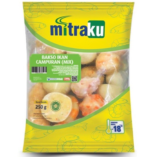 

MITRAKU Baso Ikan Campuran (mix) 250gr