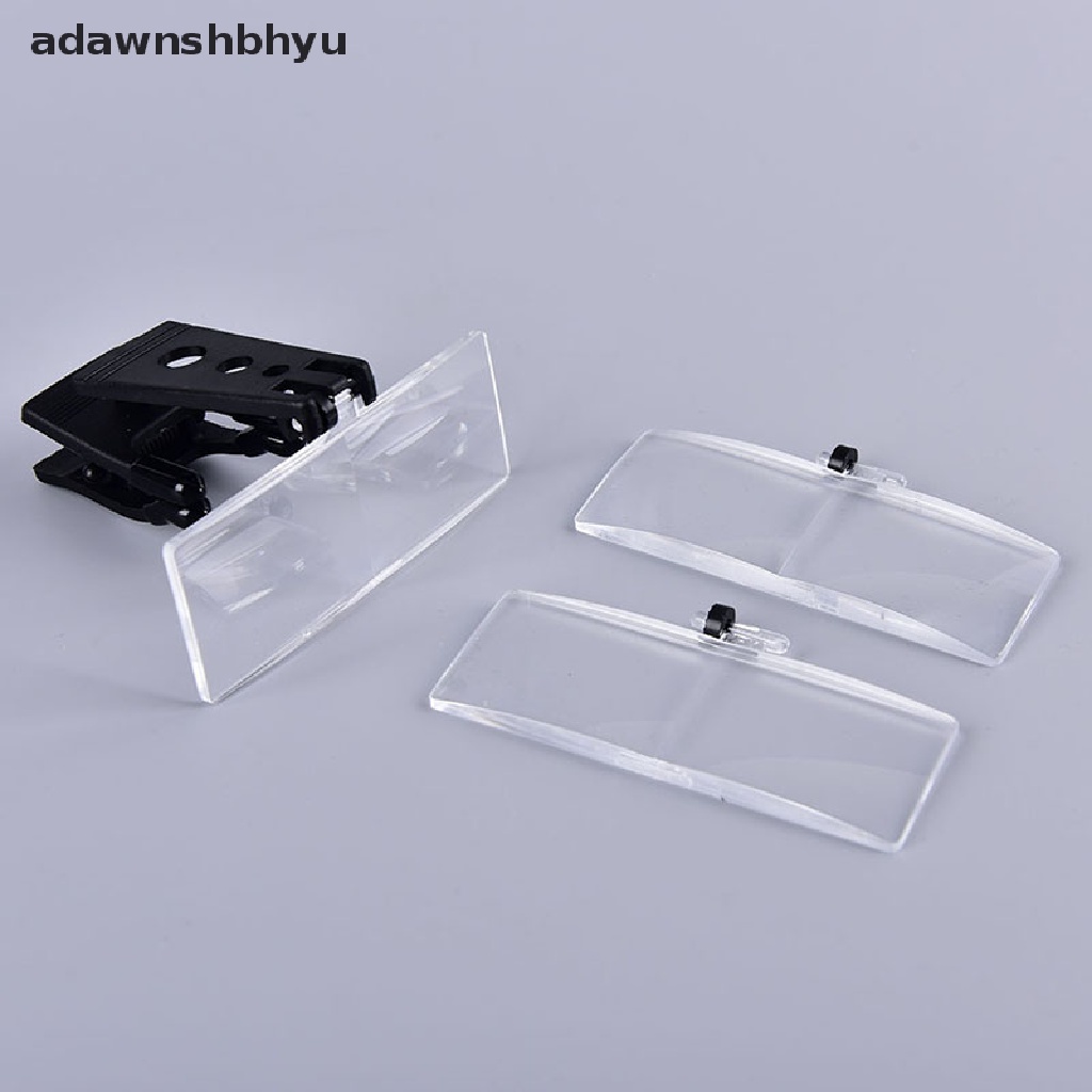 [adawnshbhyu] Kacamata Clip-on Mata Teropong Magnifier Eyeglasses Dengan 3lensa 1.5X,2.5X,3.5X