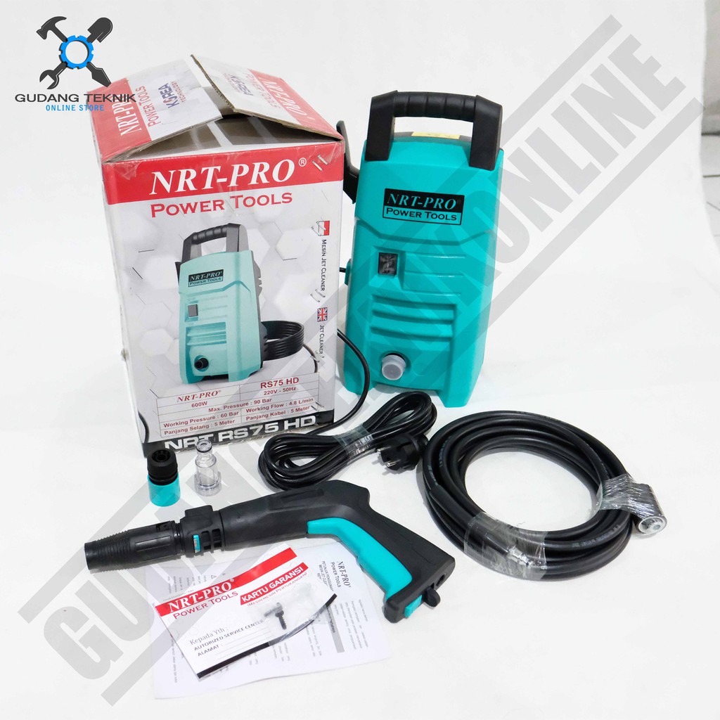 Mesin Jet Cleaner NRT RS 75 HD - Mesin Cuci Steam Motor Mobil NRT Pro RS75HD