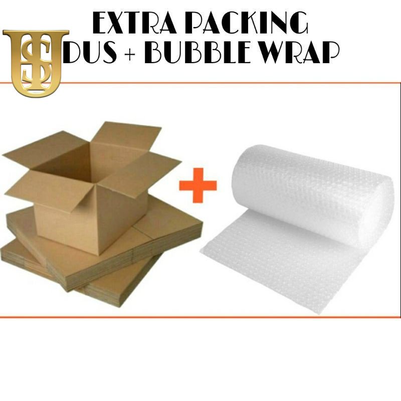 

buble wrap plus kardus packing paket Murah