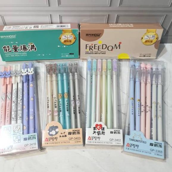 

(12pc) pen bisa hapus/pen gel hapus/erasable pen/pen hapus lucu fancy