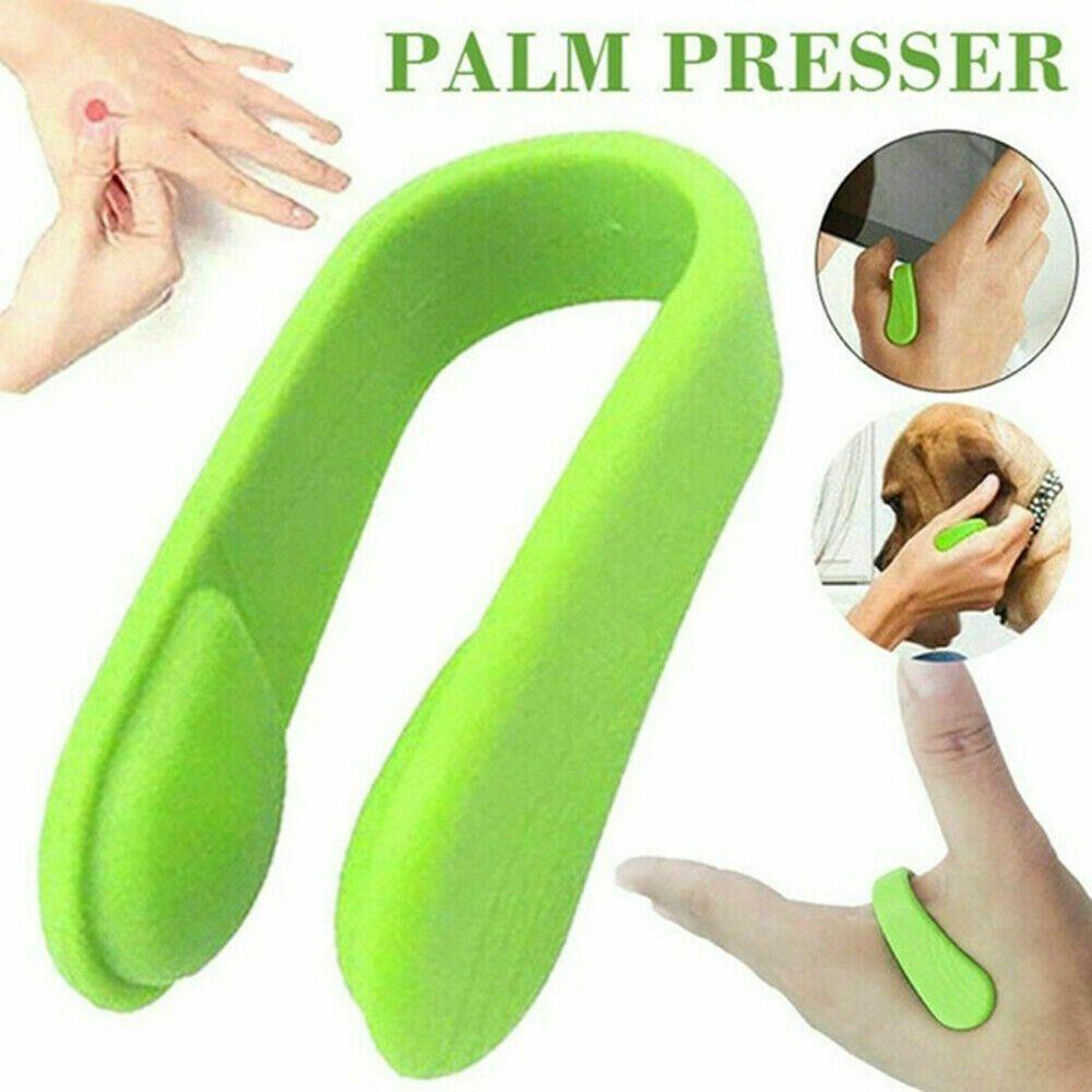 2/10Pcs Acupressure Massager Headache Relief Hand Massage Presser Palm Finder Tool Wearable Home Office