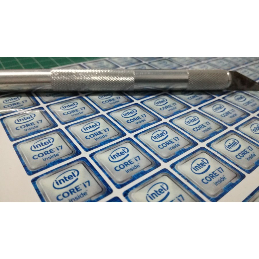 Stiker Intel Core i7 Gen 6