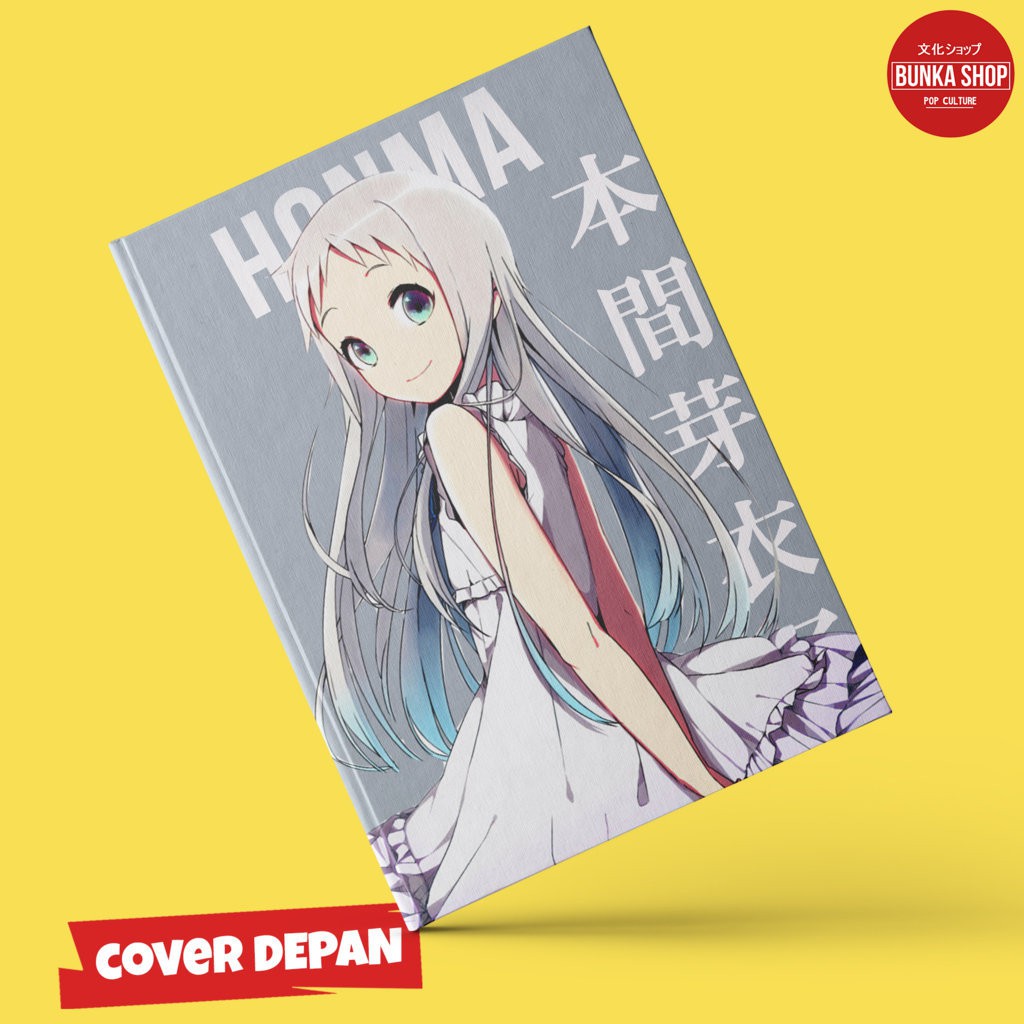 

Note Book Hardcover Anime Anohana Menma Ukuran A5 Jurnal Agenda Planner Gift Couple