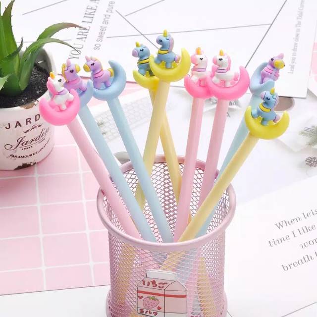 BOLPOIN GEL KARAKTER / Bolpoin unicorn / Bolpoin Pony / Bolpoin lucu