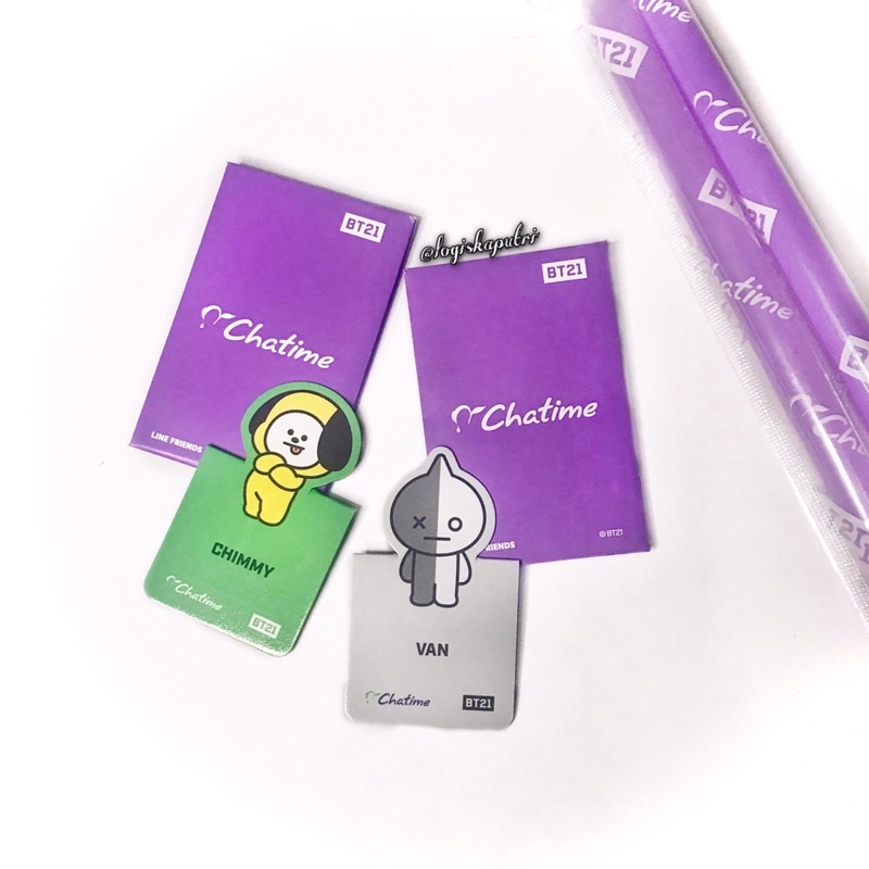 WTT MAGNET CHATIME X BT21 (READ DESCRIPTION)