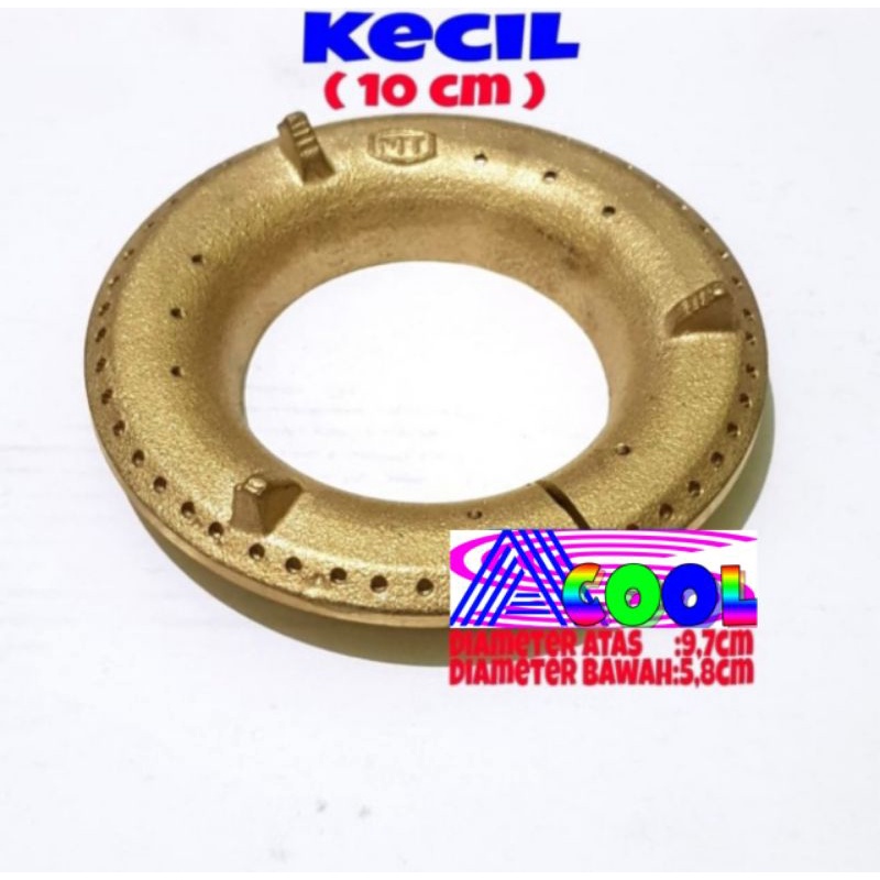 Burner Kompor Model HOCK Kecil Mg 100 TEBAL/Kepala Api Burner kuningan