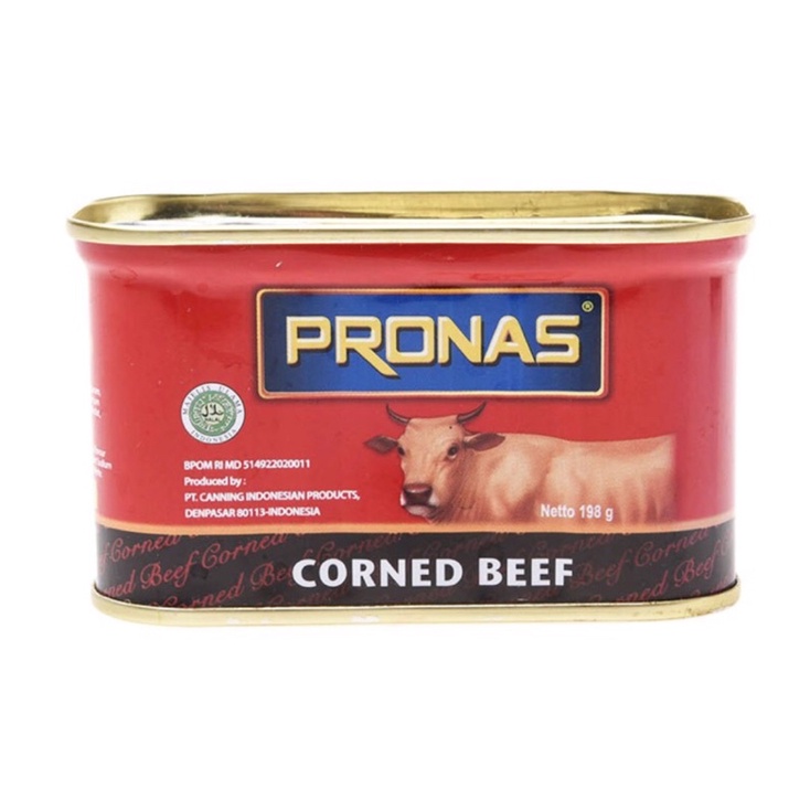 

Pronas Corned Beef Kornet Daging Sapi 198gr