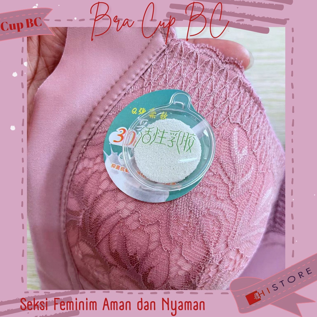 [HI] Bra BH Fashion Wanita Cup 3/4BC Bra wanita Premium BH Busa Tipis Tanpa Kawat Sangat Nyaman 927