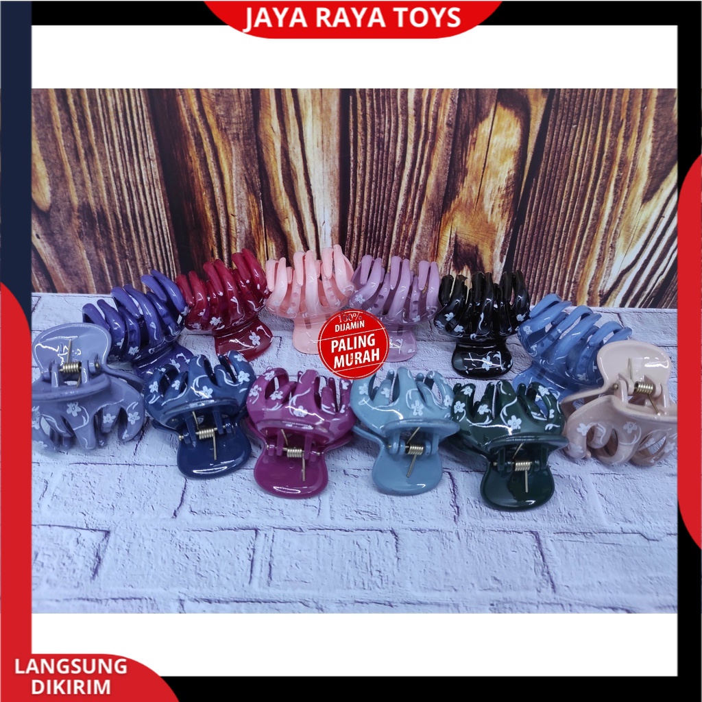 Jedai tiga jari Cakar 3 Jepit matte /Jepitan Rambut 1pc Bisa Cod