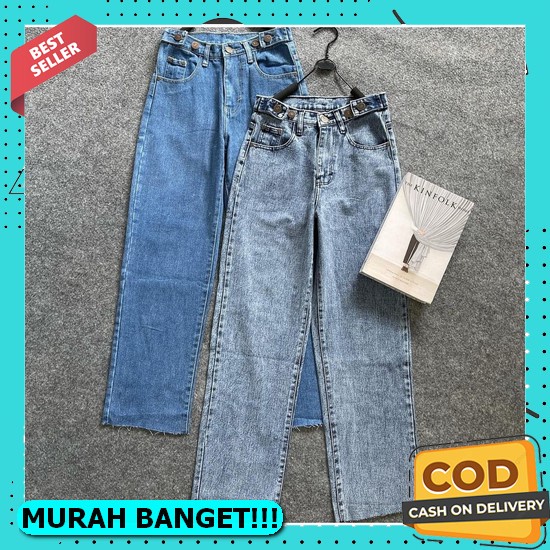 Cindy Baggy Clana Celana Jeans Jean Jens Jins Pants Pant Super Jumbo Besar Big Over Size Bigsize Pin