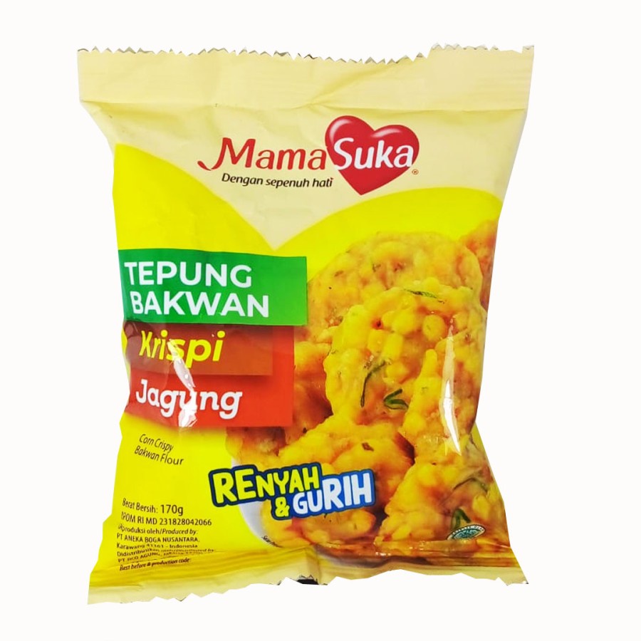 

MAMA SUKA TEPUNG BAKWAN JAGUNG 170 GRAM