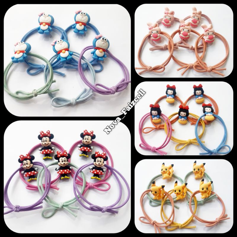 Ikat Rambut Kartun Premium Dewasa dan Remaja.