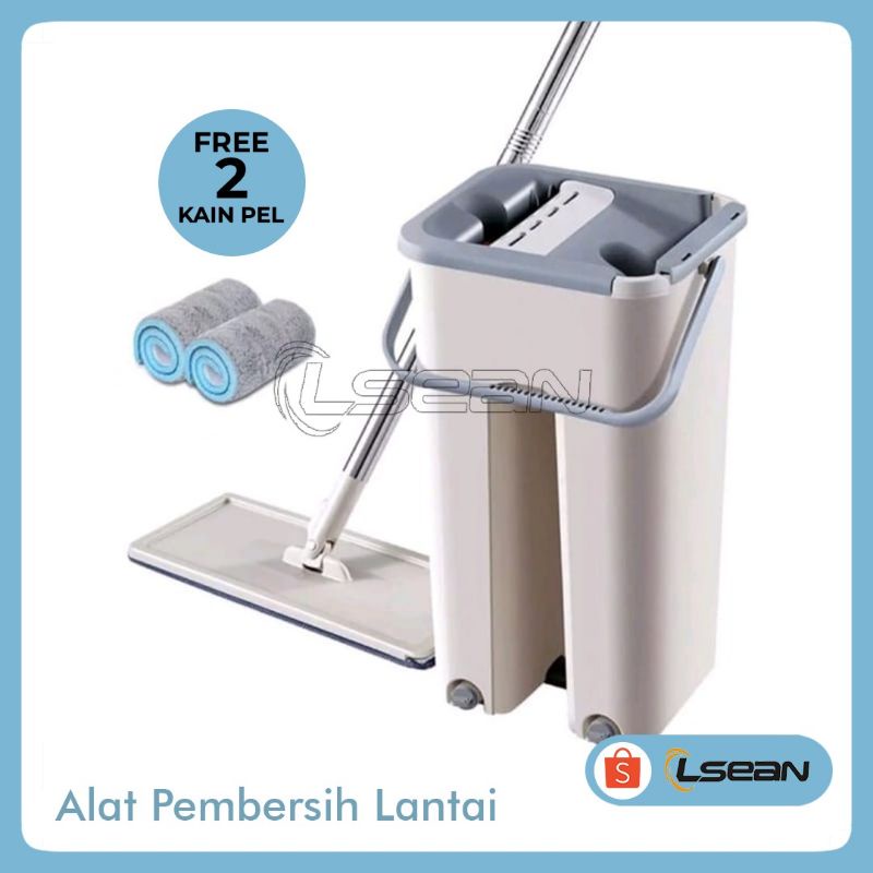 ULTRA MOP SET ALAT PEL PRAKTIS PENGEPEL OTOMATIS | FREE 2PCS KAIN PELL