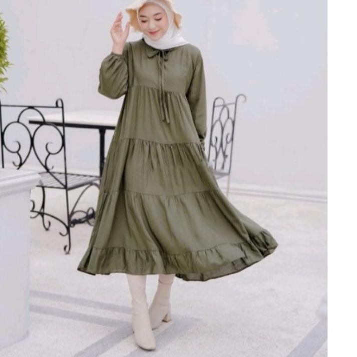Keluaran Terbaru.. BSC_ RACHEL MIDI DRESS /SOJIN MIDI DRESS FASHION MUSLIM