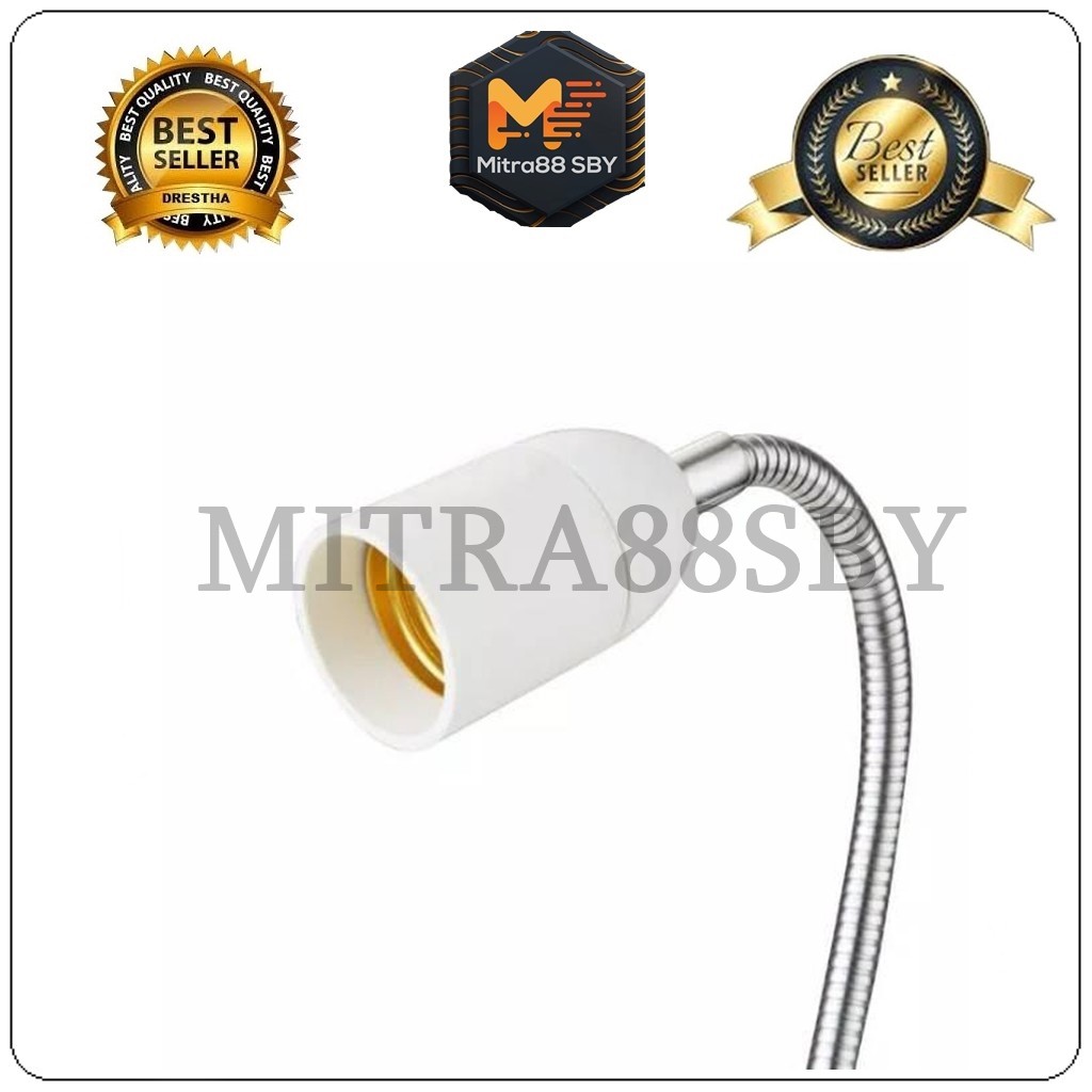 Mitra88sby lampu belajar model fitting clip drat e27 Visalux