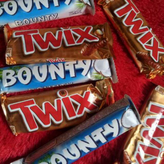 Twix Dan Bounty Coklat Import Arab Shopee Indonesia