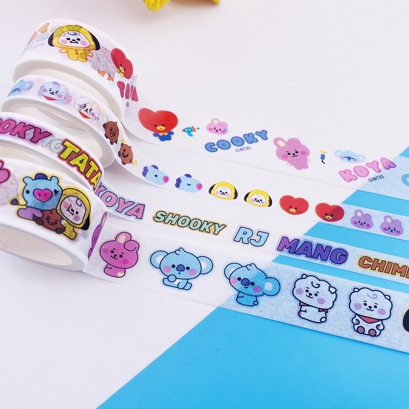 

BTS BT21 WASHI TAPE