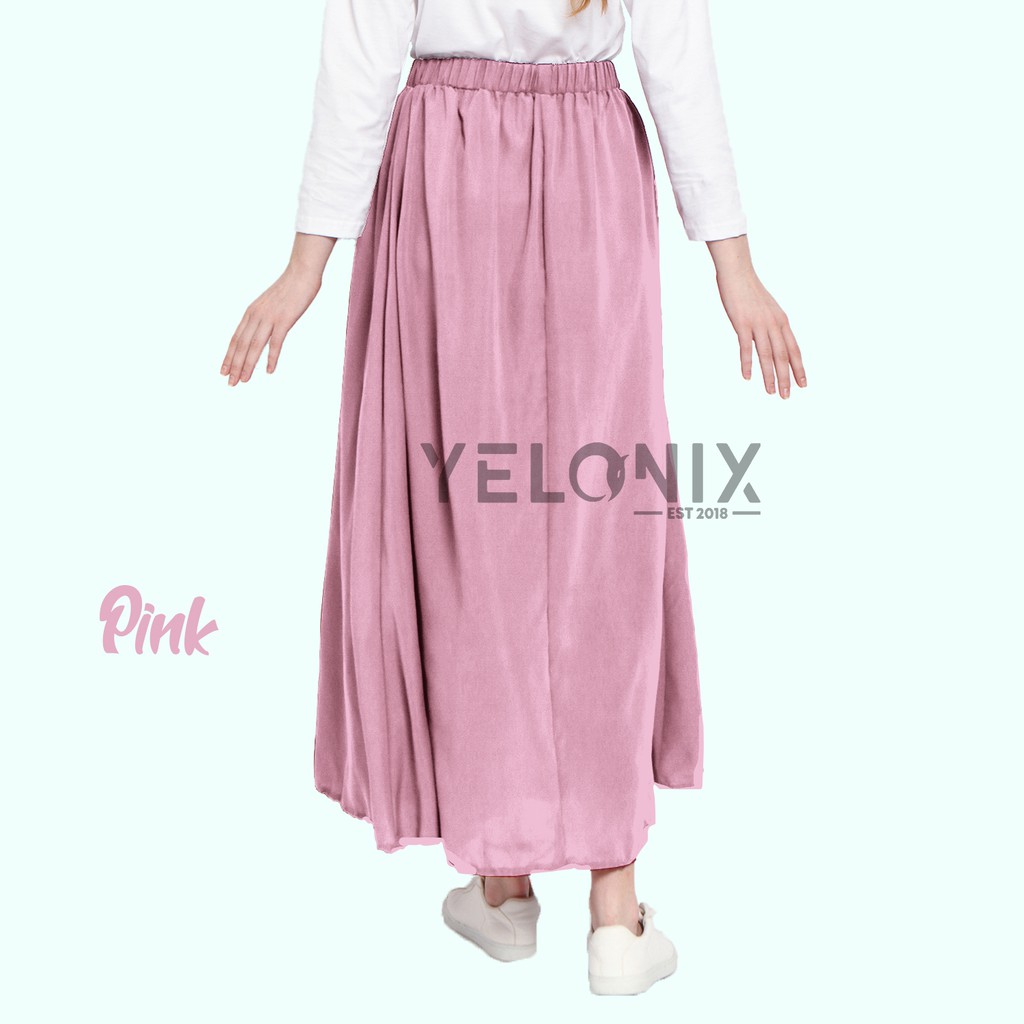 ROK WOLFIS POLOS PANJANG MAYUNG WOLFIS WANITA MUSLIM - YELONIX