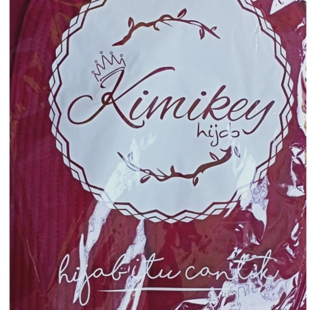 Jilbab Instan Pad Soraya By Kimikey-MAROON