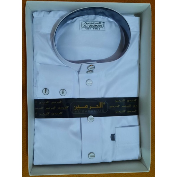 Jubah Al-Haramain polyester premium manset