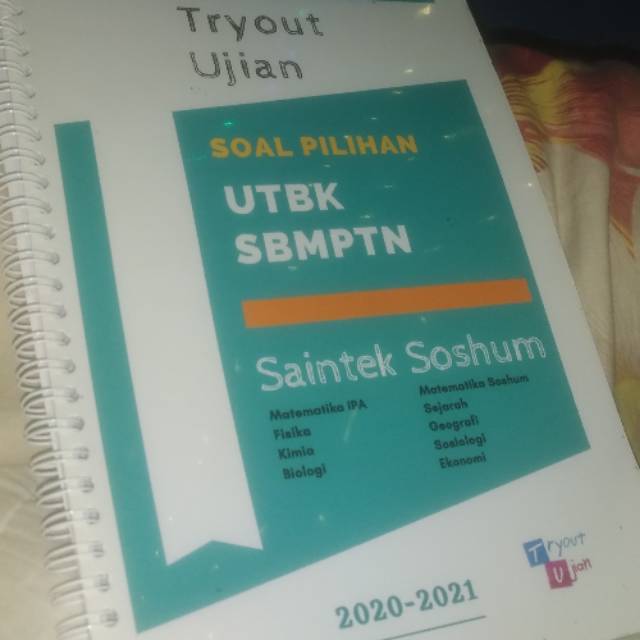 Soal-soal UTBK SBMPTN saintek dan soshum