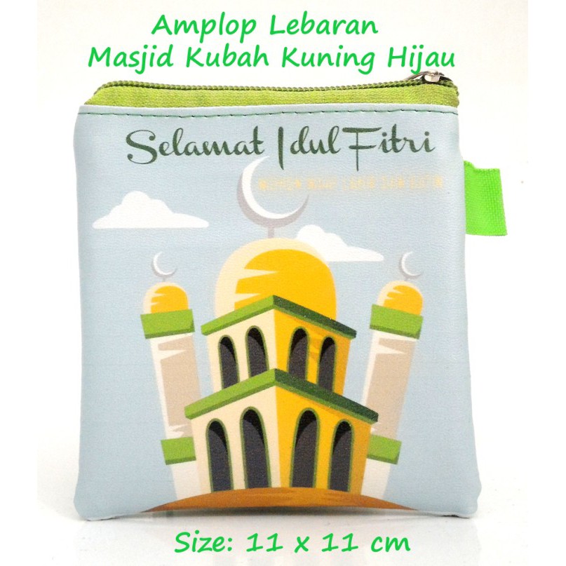 

Jual Amplo Lebaran Masjid Kubah Kuning Hijau dan Biru Muda Amplop Fitrah 74 Barang berkwalitas