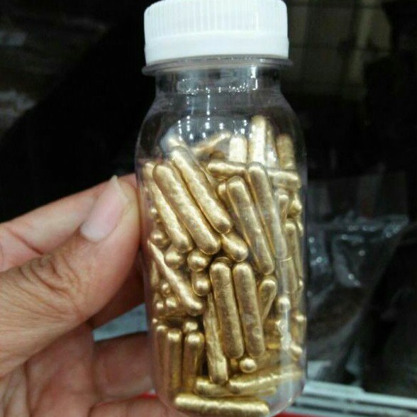

Springkel Emas 50gr/Stick Gold/unicorn/Hiasan/Taburan/Tart/Cup Cake/Ulang Tahun/Edibel/Dekorasi