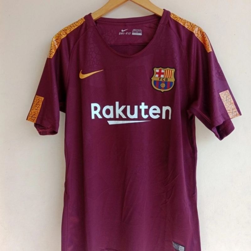 JERSEY BOLA BARCA 3D/ 2017/2018 GRED ORI
