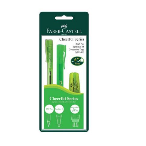 

Pulpen Ballpoint Set Faber Castell Cherfull Series