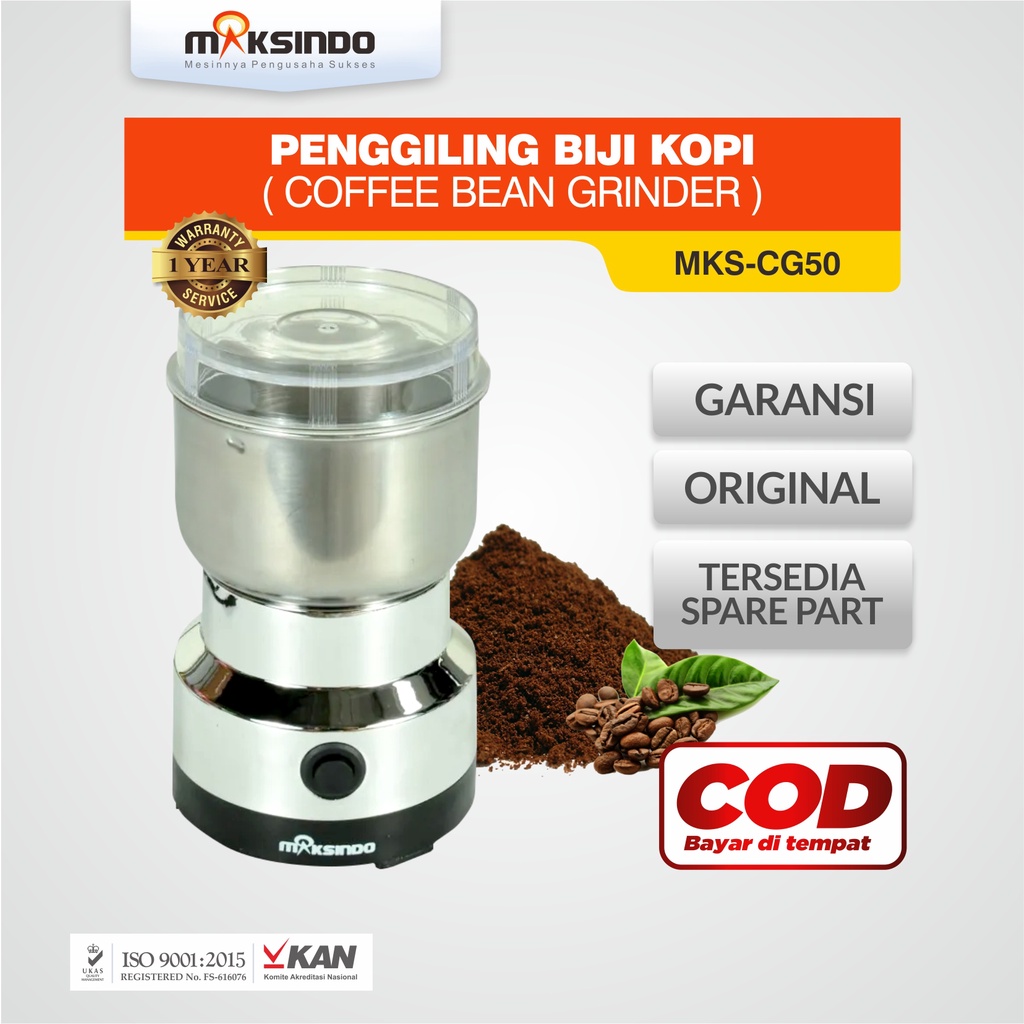 Mesin Penggiling Biji Kopi (Coffee Bean Grinder) MKS-CG50