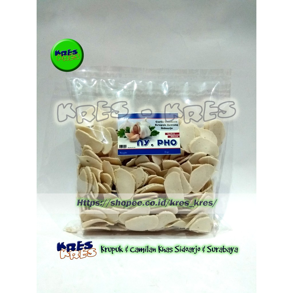 

KRES - Krupuk PHO Bawang Kerupuk Sidoarjo TANPA JEMUR- 500gr